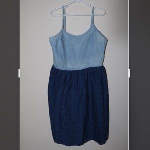 Jean top blue dress